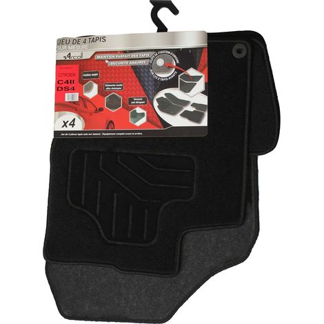 ARCOLL - 4 tapis Citroën C4 II, DS 4 de 04/2011 à 07/2015 - Ce produit de marque ARCOLL est neuf.