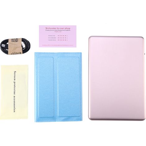 Miroir de Maquillage LED USB avec 21 Lumières, Écran Tactile, Couverture Rose Or pour Bureau (1/5)