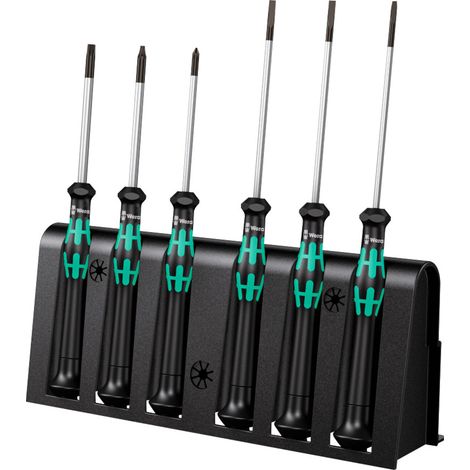 Wera Elektronik-Schraubendreher-Sortiment "Kraftform-Micro", 6-teilig