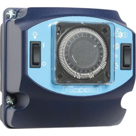 Ccei – Coffret électrique compact Piccolo – Gestion automatisée filtration et éclairage piscine – Indice de protection IP67 – Installation murale rapide