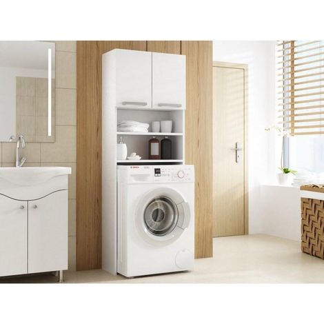 Top-e-shop Pola mueble alto blanco 183 cm (1/2)