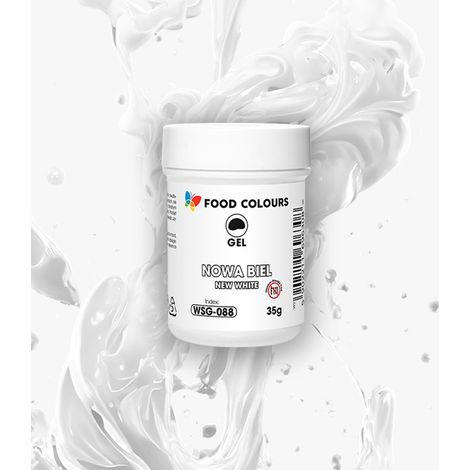 Gel-Lebensmittelfarbe Weiß 35 g
