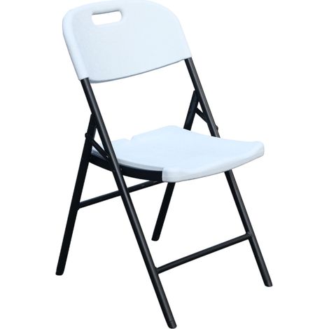 Klappstuhl Weiß