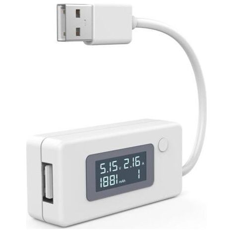 Multimeter, Ohmmeter und Amperemeter USB-Multimeter, Voltmeter, Amperemeter und Kapazitätsmesser USB-Spannungs-, Strom- und Kapazitätstester
