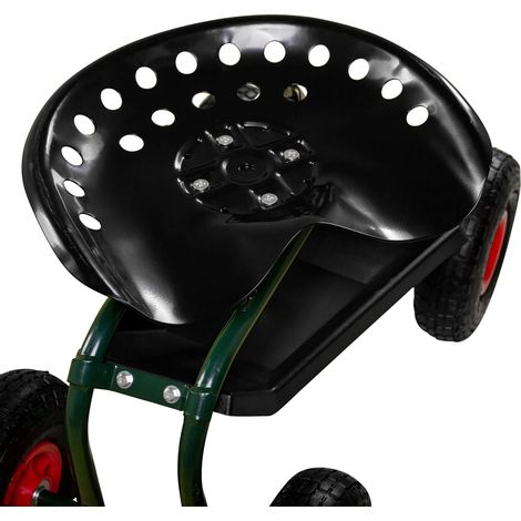 Siège roulant d'extérieur "Deluxe" avec housse de protection (1/3)