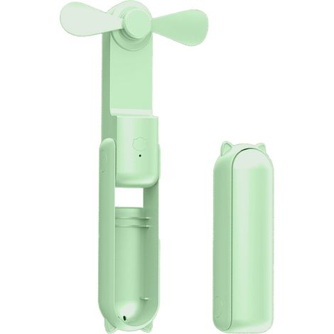 Ventilateur Portable Pliable - Batterie Rechargeable USB - Autonomie Jusqu'à 32 H - Pour Extérieur Intérieur Voyage - 1 Pièce (1/5)