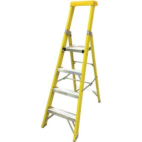 Zarges 300804 GRP Platform Steps, Platform Height 0.94m 4 Rungs ZAR300804 (1/3)