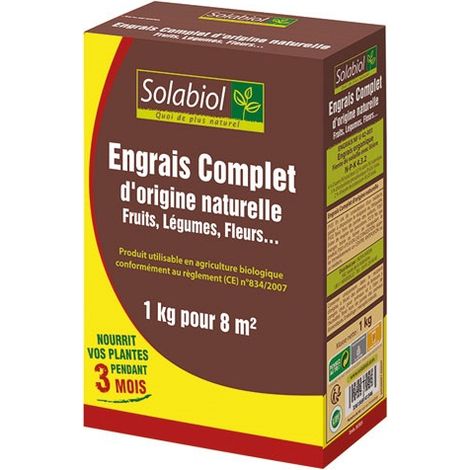 Engrais Complet 1kg - Solabiol