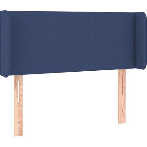 Maison Exclusive - Cabecero de tela azul 83x16x78/88 cm (1/5)