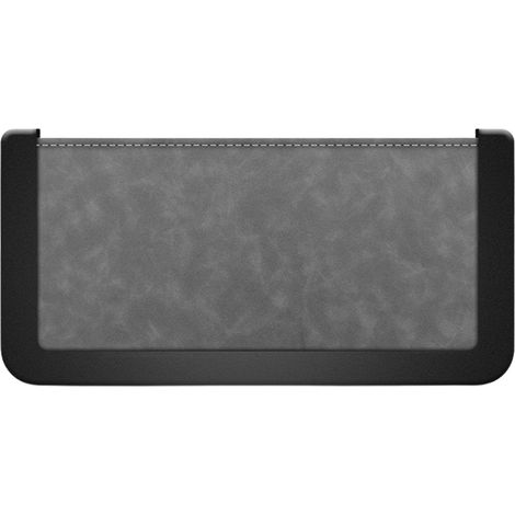 (Gris) Poches latérales de voiture antidérapantes, pochette de rangement, porte-téléphone, combleur d'espace latéral, organisateur d'accessoires intérieurs pour voiture (1/5)