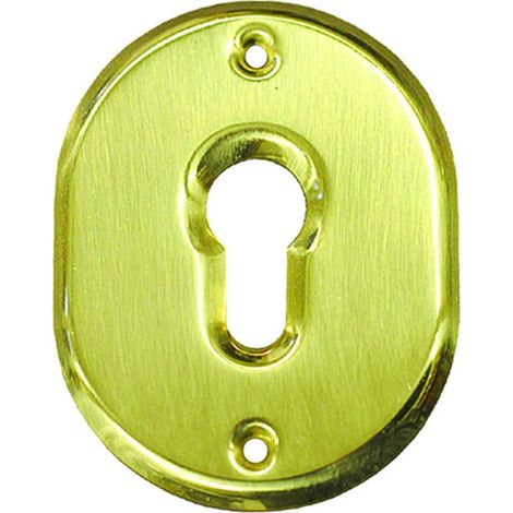 Bocchette ovali in ottone lucido per cilindri sagomati - mm.70x90h. spessore mm.4 - 5 pz