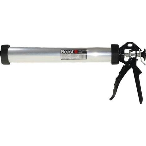 Pistolet à Mastic 600 ml - Aluminium - 380 mm - Précision et Facilité d'Application - Usage Professionnel - Beast (1/5)