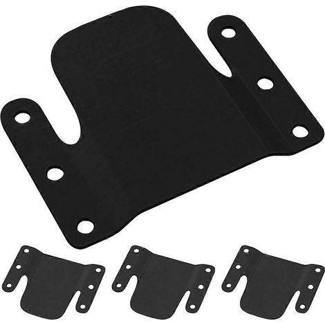 Supports de fixation pour canapé d'intérieur, en fer noir, ensemble de 4 pièces, clips de connexion pour meubles de canapé modulaires. (1/5)
