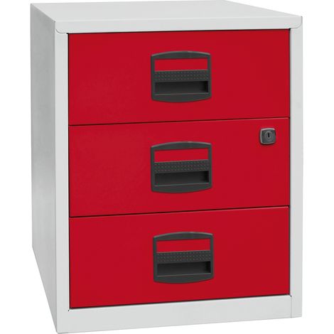 BISLEY, Caisson mobile hauteur bureau PFA, 3 tiroirs universels (1/5)