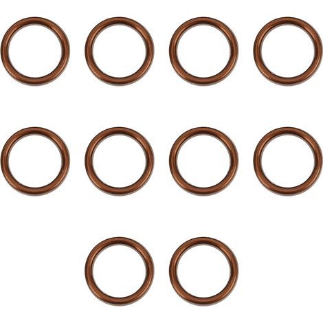 Joint d'écrasement d'échappement, CRF50 Chinois Pit Dirt Bike ATV Joint 10 Pièces en Aluminium pour XR50. (1/5)