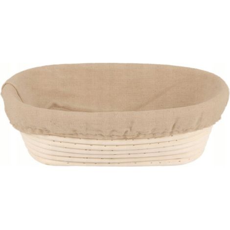Ovaler Gärkorb zum Brotbacken, 28 cm