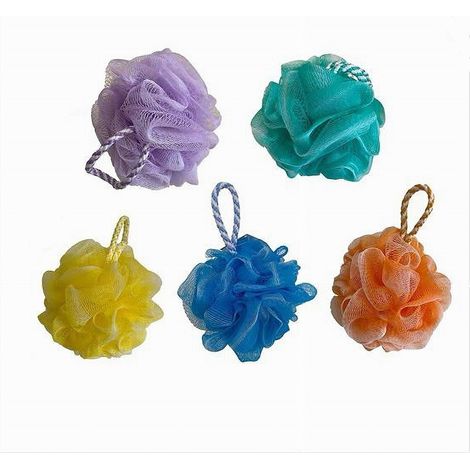 TRADE SHOP - Spugna Per Doccia Da Bagno Spugnetta A Rete Pelle Corpo Varie Colorazioni 79240 -