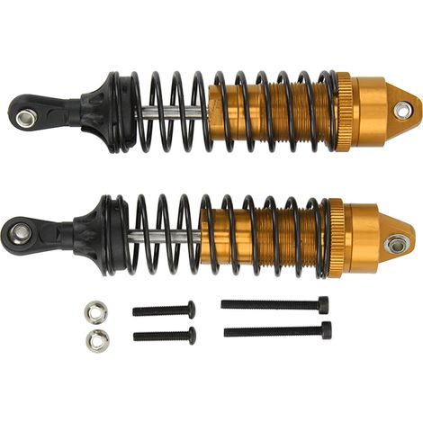 Amortisseurs Avant Arrière Jaunes pour Camion RC 1/10 JLB, Suspension Chocs 2 Pièces (1/5)