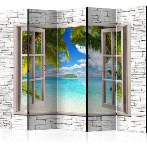 Paravent 5 Volets "Dream Island" 172x225cm (1/2)