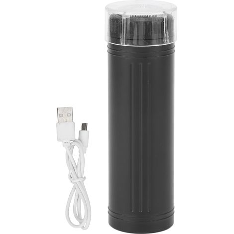 Tondeuse Electrique USB Rechargeable pour Hommes avec Lames Flexibles et Système Flottant 360° – Tondeuse Imperméable et Portable pour Barbe (1 Tondeuse + 1 Chargeur USB)