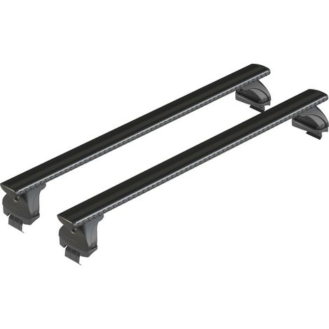 Silenzio Black, set completo barre portatutto in alluminio - L - Evos LP - C250