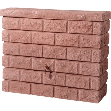 Récupérateur d'eau aérien apparence pierre rocky 400l