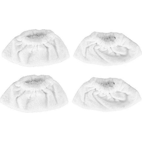 AURA Lot de 4 lingettes pour balai vapeur EasyFix SC2 SC3 SC4 SC5 (1/5)