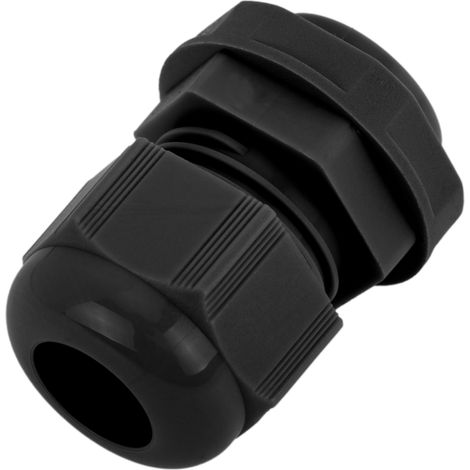 BeMatik - Prensaestopas de poliamida PG13,5 negro