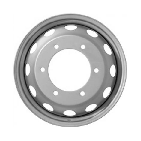 Jante tôle 16 pouces - 6 Trous - 5,5x16 6x205 ETHM121,5 AL161 argent