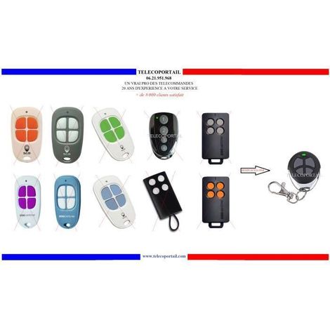 Télécommande de portail - TELECOPORTAIL - OPENGATE ONEGATE SCS1 - SCS SENTINEL - Noir - Télécommande radio (1/2)