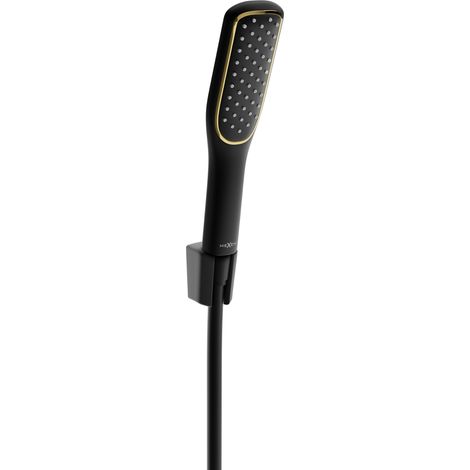 Mexen R-49 Kopfbrausegarnitur mit Regenbrause und Thermostatmischer, Schwarz/Gold - 785495052-75 (1/2)