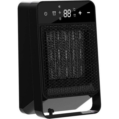 XU Tragbarer Elektroheizer für Zuhause oder Büro, 1500 W, digitaler Touchscreen mit Fernbedienung, schnelles Aufheizen von Räumen von 21 bis 30 m², intelligente Temperaturregelung, Überhitzungsschutz 