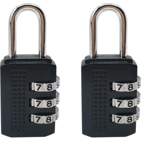 Cadenas à combinaison numérique en alliage de zinc pour valise de sécurité (1/5)
