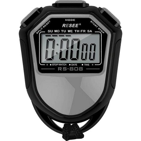 Chronomètre léger et étanche avec affichage numérique pour entraîneurs sportifs (natation, course à pied, entraînement) [jkw] (1/5)