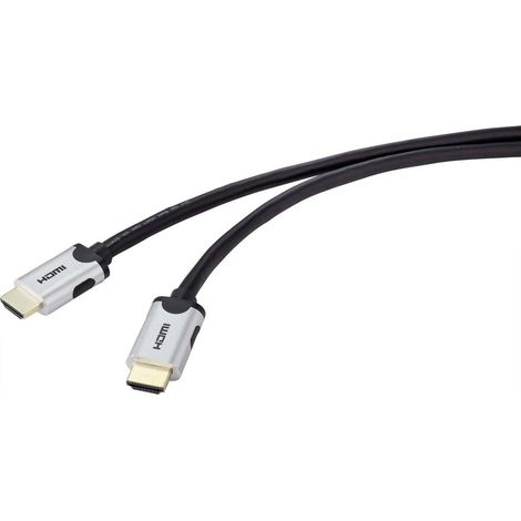 SpeaKa Professional HDMI Cavo Spina HDMI-A, Spina HDMI-A 2.00 m Nero SP-9063172 UHD 8K, Cavo HDMI (1/5)