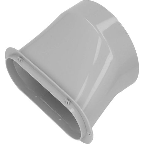 Raccord de tuyau de climatiseur universel à embout plat en ABS de 15 cm (5,9 pouces) de diamètre, adaptateur pour réparation de tuyau de climatisation (1/5)