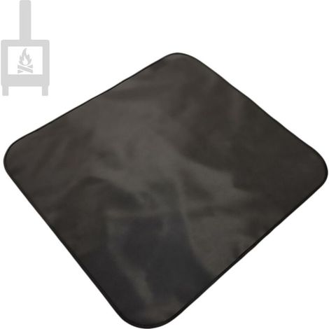 Tapis de Cheminée Ignifuge,50x50CM Tapis de Cheminée, Tapis Anti Feu Carré, Tapis Devant cheminée réutilisable, Tapis Ignifuge pour Poêle à Bois, cheminée, Intérieur et Extérieur (1/4)