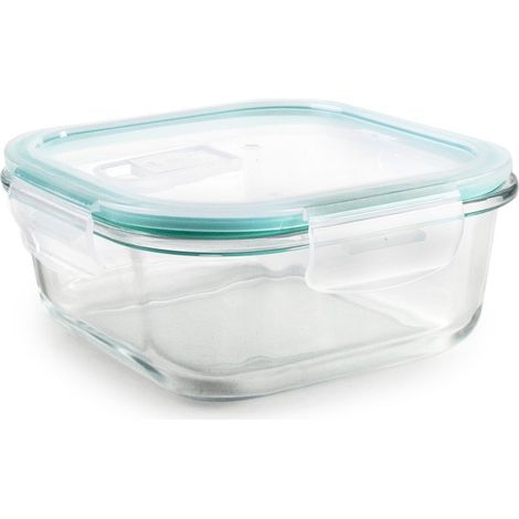 Ibili - Boîte en verre carré Airvent 320 ml