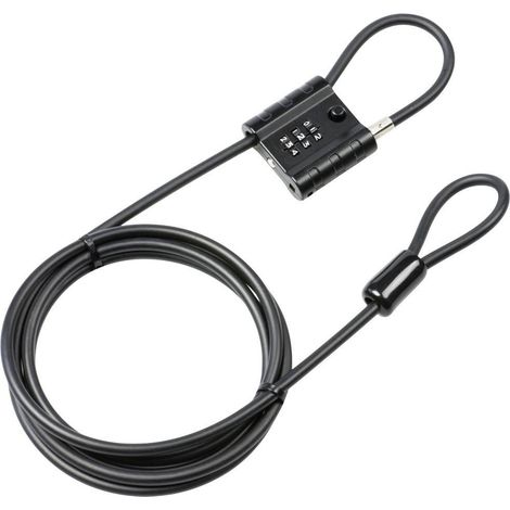 Burg-Wächter Snap+Lock 300 Cavo Antifurto Nero 3m