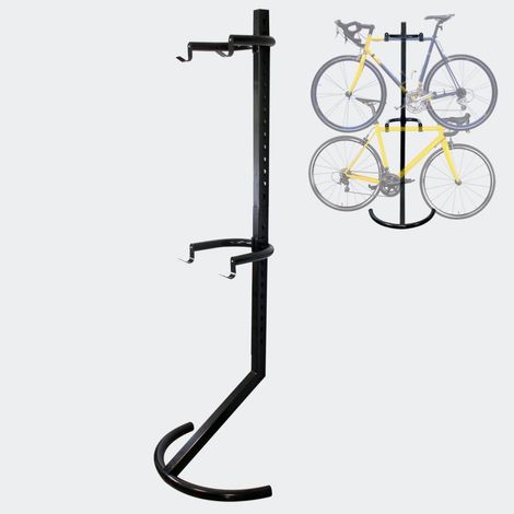 2x Béquille 2 Vélos 90kg Peu encombrant Système d'accrochage 2 Bras (1/3)