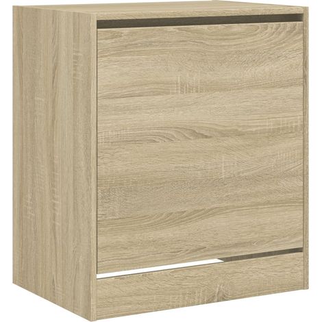 Scarpiera mobile contenitore per scarpe mobile per ingresso/corridoio/soggiorno finitura rovere Sonoma 60 x 42 x 69 cm legno ingegnerizzato marrone 020021720