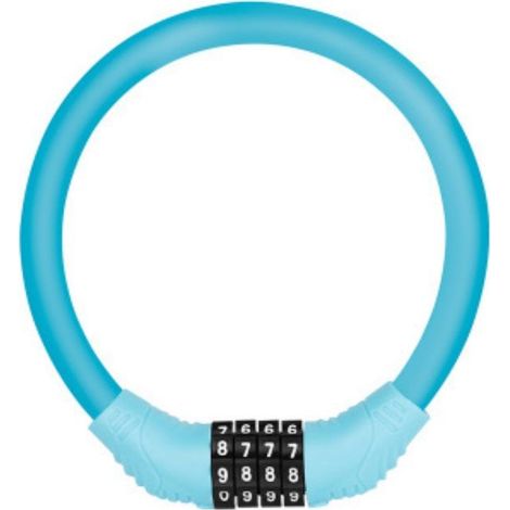 Câble antivol vélo avec code Bleu (1/4)