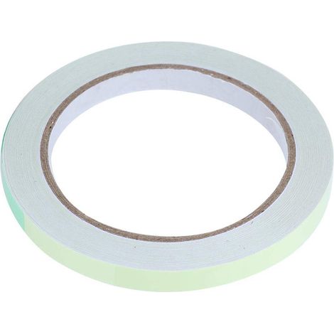 Ruban luminescent vert 10 mm × 10 m, ruban ignifuge écologique, ruban réfléchissant, adapté à la lutte contre les incendies, aux transports et à la construction. (1/5)