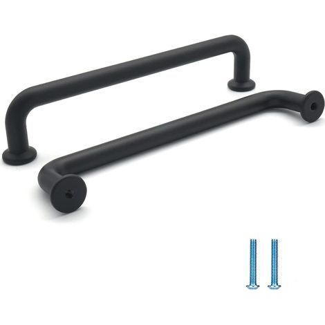 6 pièce poignées de placard de cuisine poignée de meuble noir- poignées de tiroir de cuisine noir poignee de meuble cuisine entraxe 96mm (1/5)