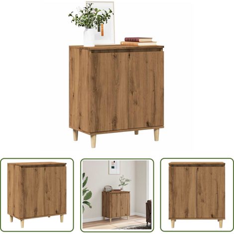 vidaXL Sideboard Artisan-Eiche 60x35x70 cm Holzwerkstoff (1/5)