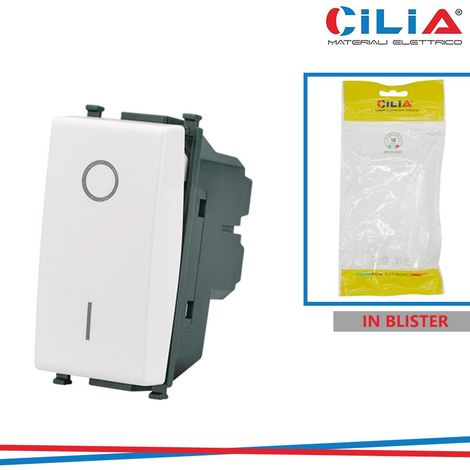 INTERRUTORE BIPOLARE VMR PLN BIANCO CILIA