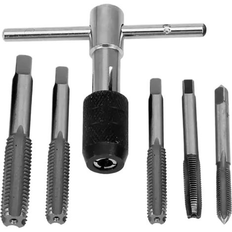 Porte-taraud 6 pièces M3-M8 type bouchon, pour usage manuel (1/5)