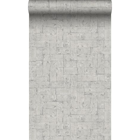 papier peint brique gris clair - Origin Wallcoverings (1/5)