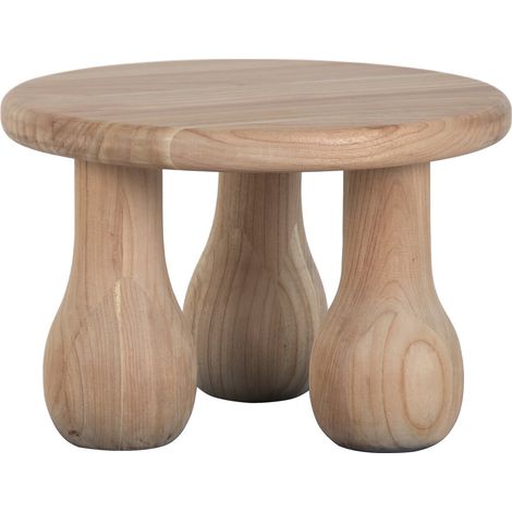 Mesita Auxiliar Mindi 60X60X40 Natural (1/5)