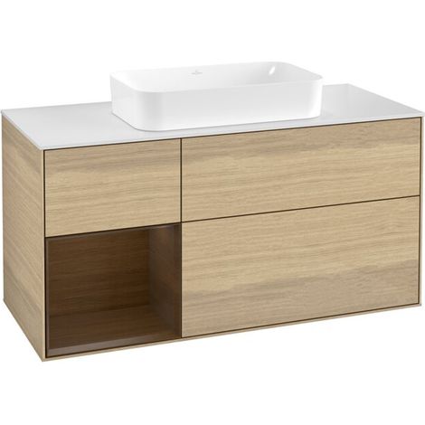 Villeroy & Boch F701GNPC Meuble sous-lavabo Finion F70 (1/2)
